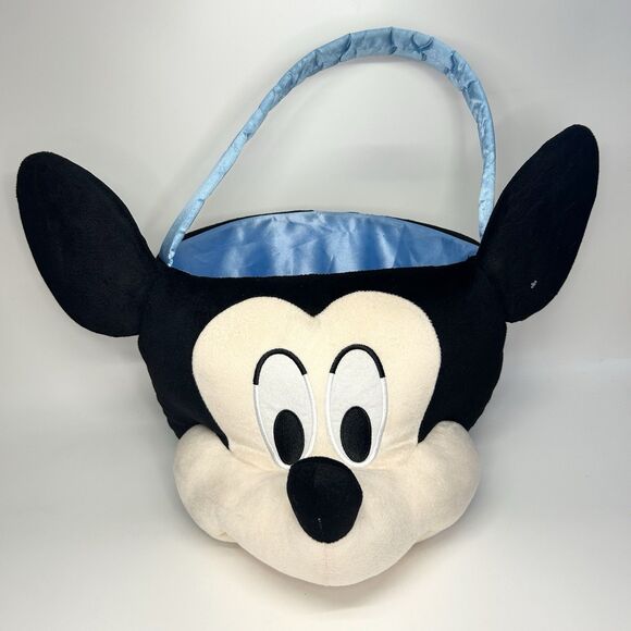 Large/Jumbo Disney Mickey Mouse Plush Basket Christmas Easter Halloween Kcare - Picture 1 of 8